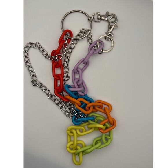 Colorful Handmade Chain Accent for Belt, Bag, or Necklace - Picture 10 of 11